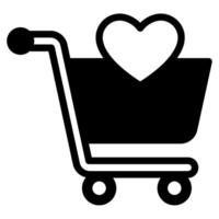 Wishlist online shoping business illustration vector