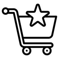 marcador en línea compras negocio ilustración vector