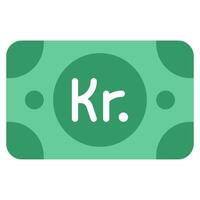 Krone Currency business money illustration vector