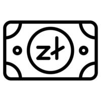 Zloty Currency business money illustration vector