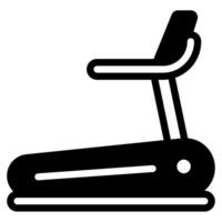 Treadmill gym sport equipment illustration vector