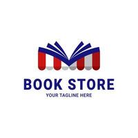 American bookstore logo design vector