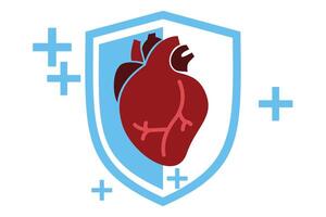 Human heart set design vector