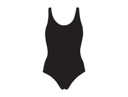 Leotard silhouette on white background vector