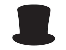 Magic hat silhouette on white background vector