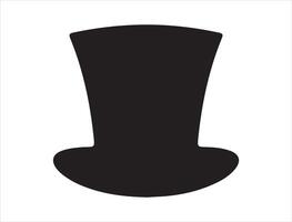 Magic hat silhouette on white background vector