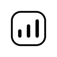Chart icon design illustration vector