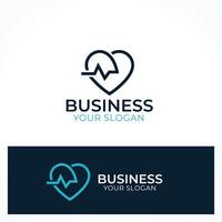 Creative medical Healthcare technology Logo Design vector