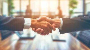 Corporate Agreement Handshake photo