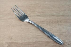 spoon and fork for eating photo