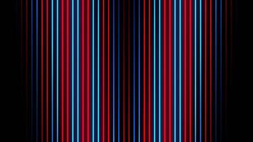 Red and Blue Descending Endless Neon Lines Background VJ Loop in 4K video