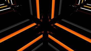 Orange and White Neon Moving Effect Background VJ Loop in 4K video