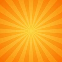 Orange Shiny Gradient Solar Flare Pattern Effect Texture In Blank Square Plain Background vector