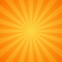 Orange Shiny Gradient Solar Flare Pattern Effect Texture In Blank Square Plain Background vector