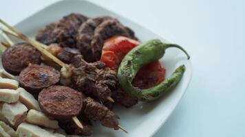 traditionnel turc cuisine boulette de viande akhisar kofte video