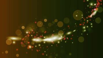 luxury god particle glitter abstract background. bokeh circle. dark light. video