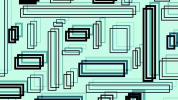 Abstract green motion graphics background. rectangle geometric lines. animation. video