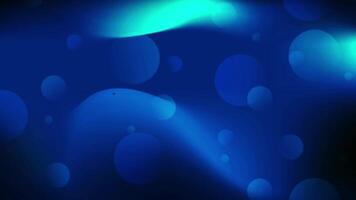 Soft blue light smooth gradient blurry background. circle bright light. video