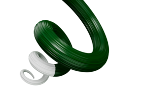 14th of august happy Pakistan independence day. independence day celebration. Waving Pakistan flag. 3d illustration png