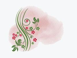 Collection wild flowers vector