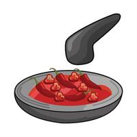 illustration of sambal vector