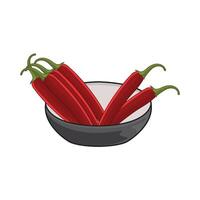 illustration of chili pepper vector