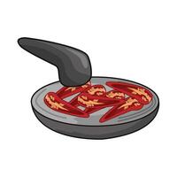 illustration of sambal vector