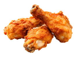 frito pollo en aislado antecedentes png