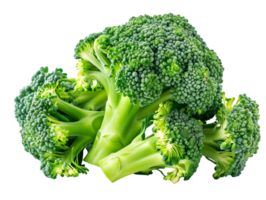 Broccoli for salad, green vegetable on isolated background png