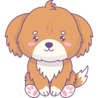 Cute fluffy puppy png