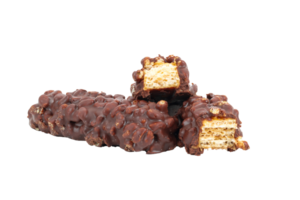 Chocolate wafers on file png