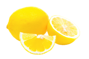 Limone rinfrescante su un' file png