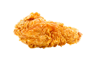 Fried Crispy Chicken on a file png