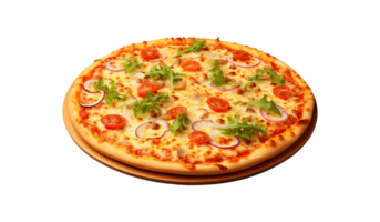 Pizza aislado en transparente antecedentes png