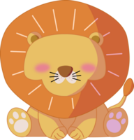 Faceless Lion Character Illustration png