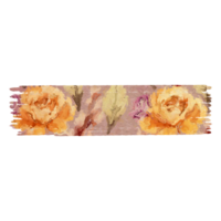 Vintage ▾ fiori adesivi nastro. png