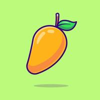 mango Fruta dibujos animados vector