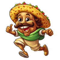 3D Illustration of potato character that is drawn in cartoon style png