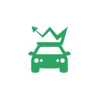 coche logo icono diseño vector