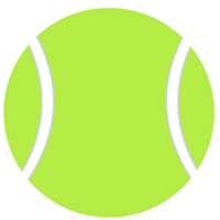 tennis bal, klein groen bal, tennis sport- icoon geïsoleerd.element illustratie png