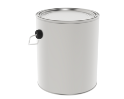 Paint can isolated on background. 3d rendering - illustration png