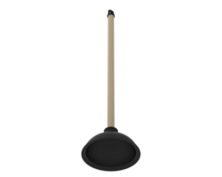 Plunger isolated on background. 3d rendering - illustration png