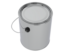 Paint can isolated on background. 3d rendering - illustration png