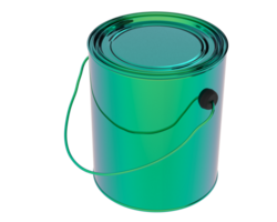 Paint can isolated on background. 3d rendering - illustration png