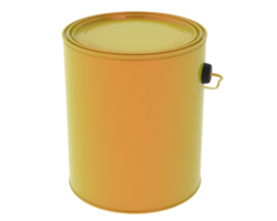 Paint can isolated on background. 3d rendering - illustration png