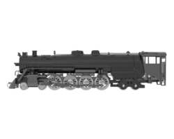 Locomotive isolated on background. 3d rendering - illustration png