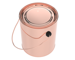 Paint can isolated on background. 3d rendering - illustration png