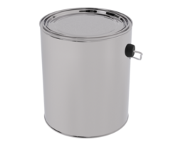 Paint can isolated on background. 3d rendering - illustration png