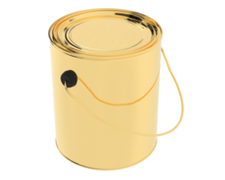 Paint can isolated on background. 3d rendering - illustration png