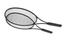 Racket isolated on background. 3d rendering - illustration png